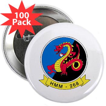 MMHS268 - M01 - 01 - Marine Medium Helicopter Squadron 268 - 2.25" Button (100 pack)